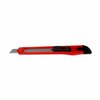 Excel Blades K10 Snap Knife, 9mm Light Duty Retracting Plastic Box Cutter Red, 12pk 16010